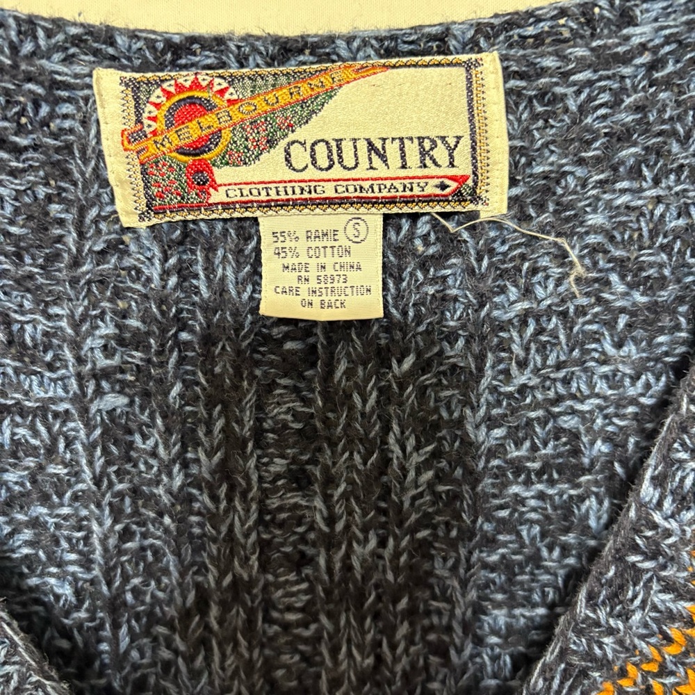 Vintage Melbourne Country Clothing Company V-neck sweater. - Picture 4 of 6
